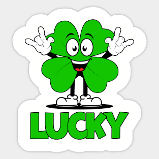 Lucky Shamrock Sticker